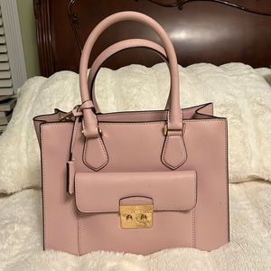 Michael Kors pink clutch or shoulder handbag